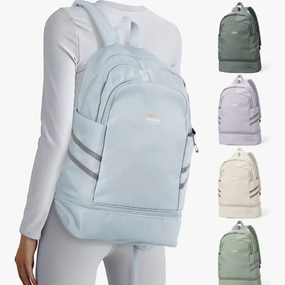 Gym Backpack Waterproof separate shoe compartment Large 35L Multipockets NWT